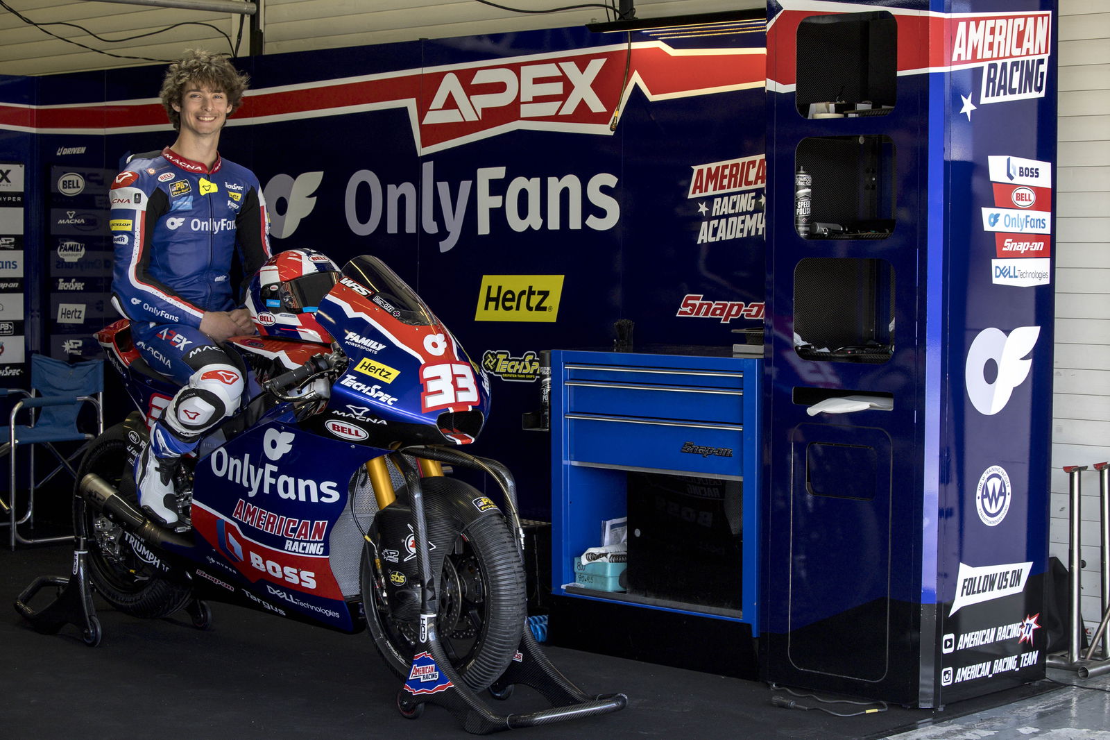 Tim Moto2 American Racing Berkolaborasi dengan OnlyFans